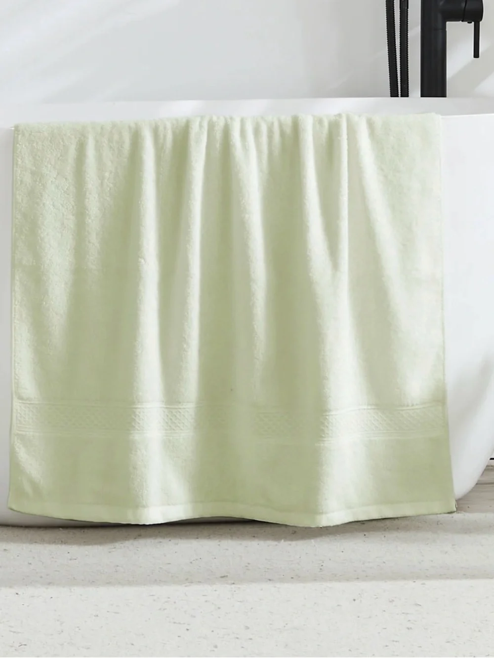 Soft Sage Green Bath Towel Set - Unbranded